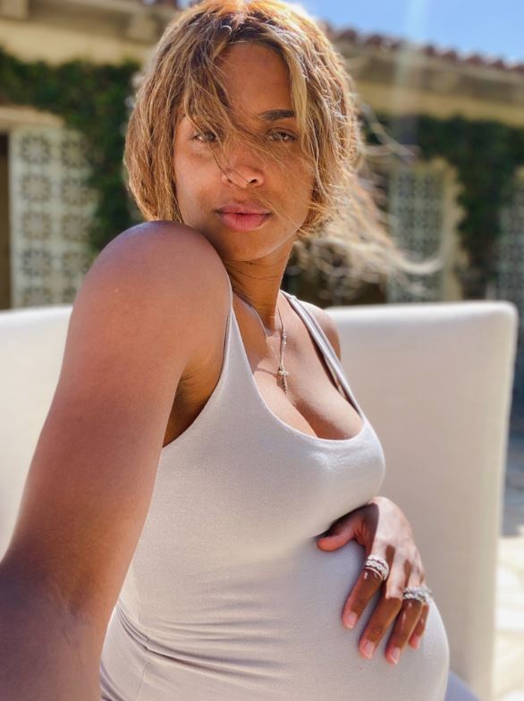 Mom-to-be Ciara looked radiant soaking up the sun on May 13, 2020. The singer, who is expecting her second child with husband Russell Wilson and third overall, held her baby bump while enjoying the day.