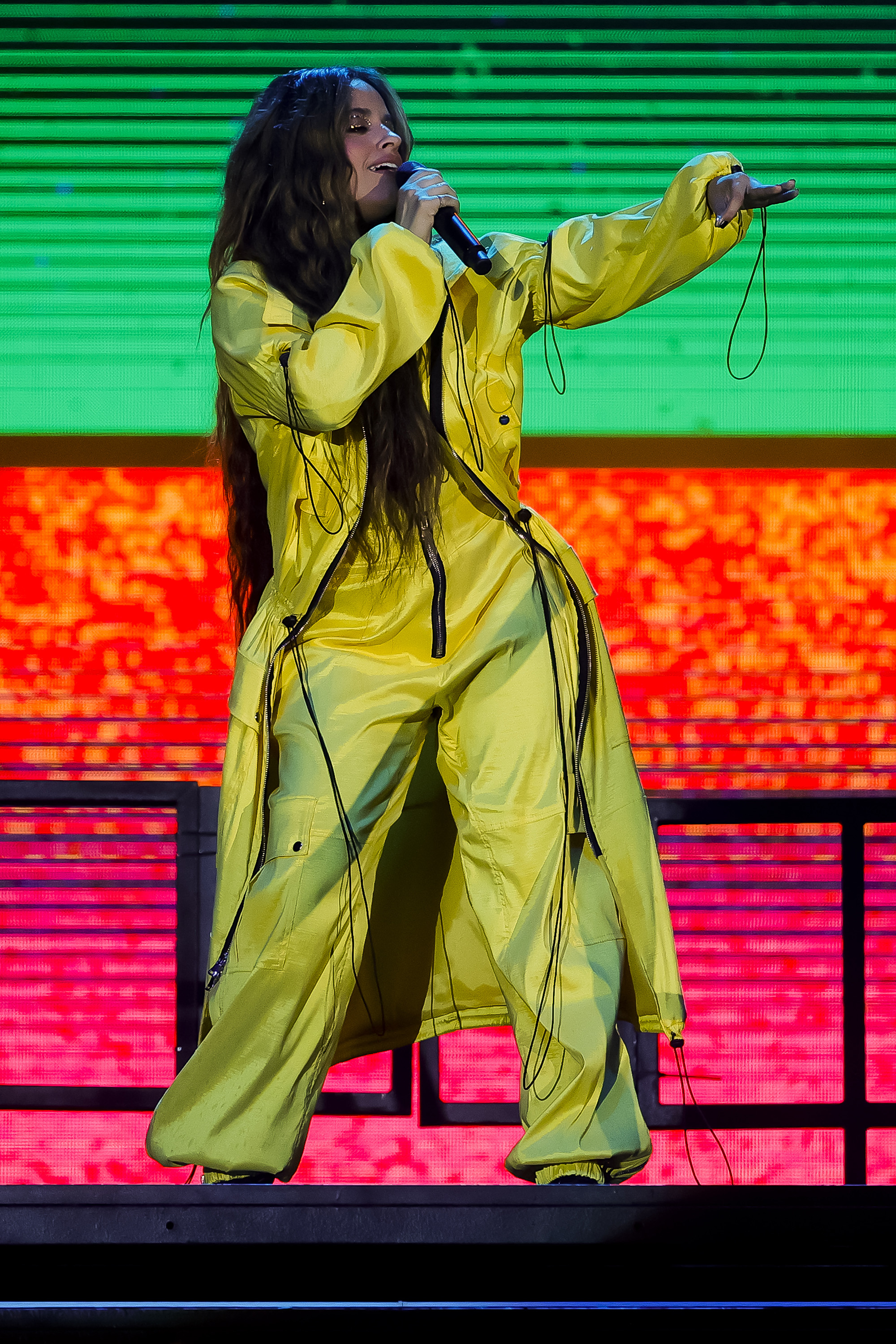 Camila Cabello performs at the Mundo Stage during the Rock in Rio Festival at Cidade do Rock on Sept. 10, 2022, in Rio de Janeiro, Brazil.