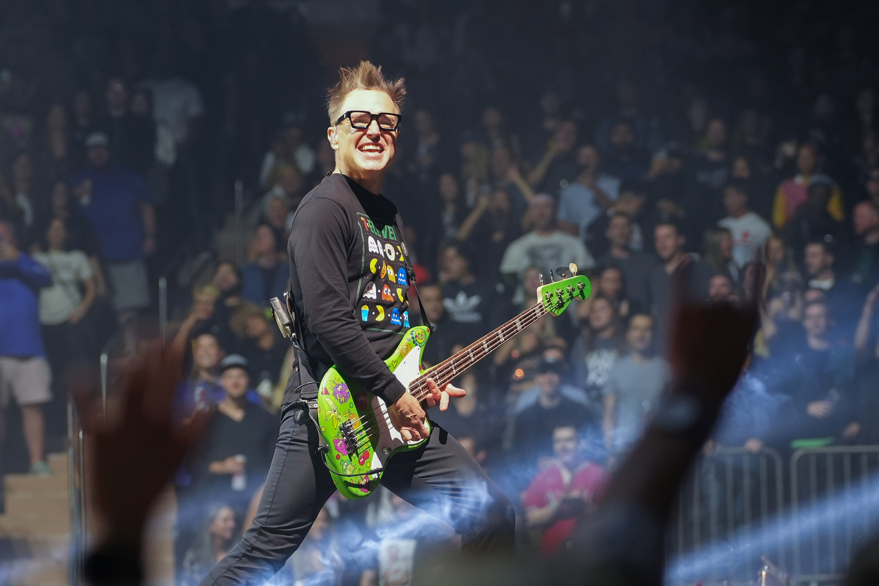 Mark Hoppus of Blink-182 performs onstage at Madison Square Garden on May 19, 2023, in New York City.