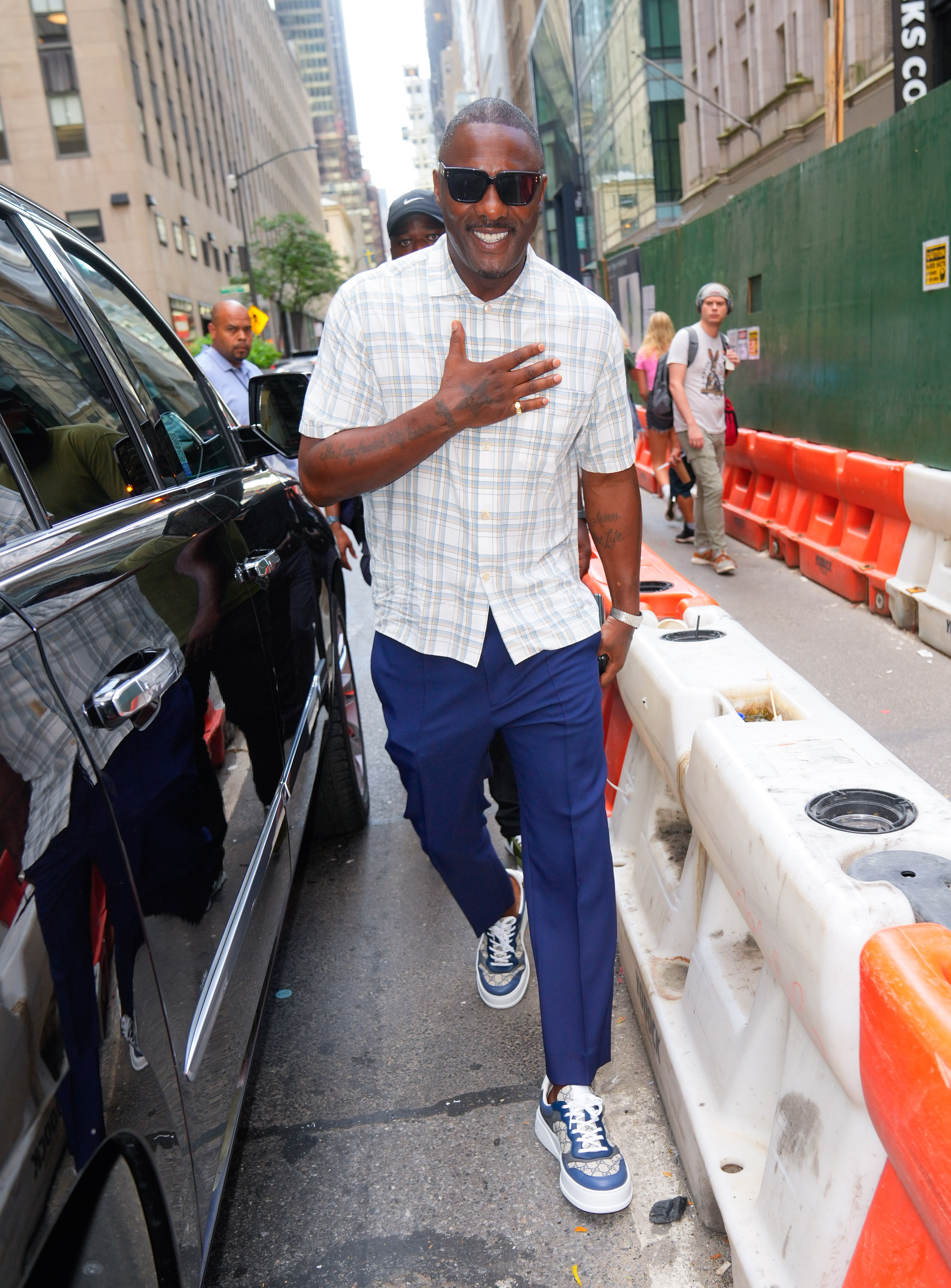 Idris Elba is seen on August 8, 2022 in New York City.