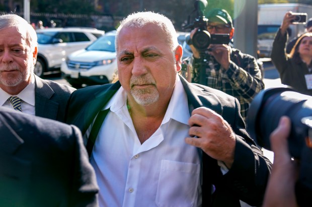 FILE - Fred Daibes, one of three businessmen named as co-defendants with Sen. Bob Menendez, arrives at federal court, Sept. 27, 2023, in New York. (AP Photo/Seth Wenig, File)