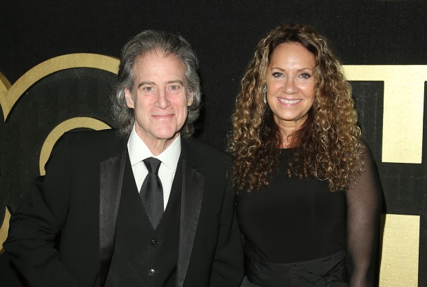 Richard Lewis and Joyce Lapinsky attend HBO's Post Emmy Awards Reception at The Plaza at the Pacific Design Center on September 17, 2018 in Los Angeles, California. (Photo by Jesse Grant/Getty Images)