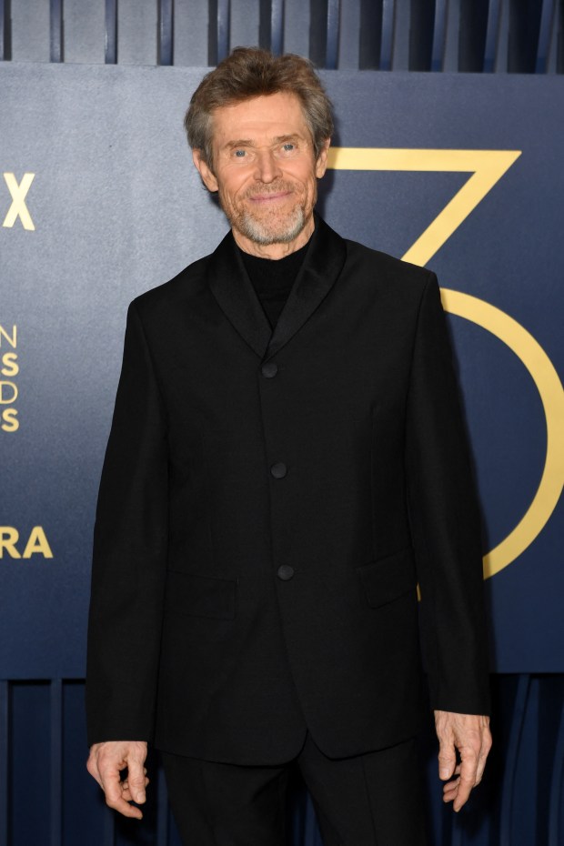 US actor Willem Dafoe arrives for the 30th Annual Screen Actors Guild awards at the Shrine Auditorium in Los Angeles, February 24, 2024. (Photo by VALERIE MACON / AFP) (Photo by VALERIE MACON/AFP via Getty Images)