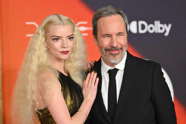 US actress Anya Taylor-Joy (L) and French-Canadian filmmaker Denis Villeneuve arrive for the premiere of "Dune: Part Two" at Josie Robertson Plaza in Lincoln Center on February 25, 2024, in New York City. (Photo by ANGELA WEISS / AFP) (Photo by ANGELA WEISS/AFP via Getty Images)