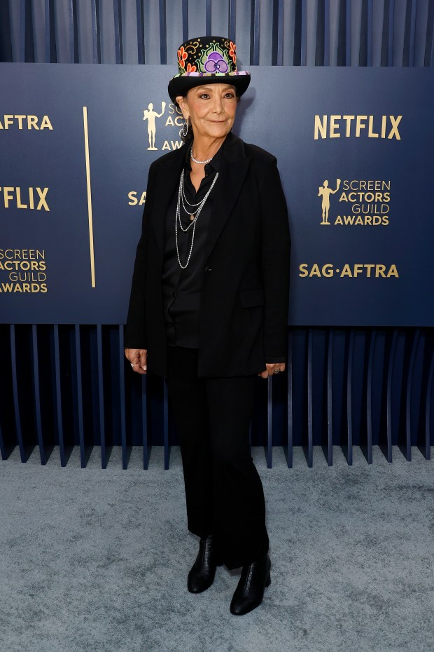 LOS ANGELES, CALIFORNIA - FEBRUARY 24: Tantoo Cardinal attends the 30th Annual Screen Actors Guild Awards at Shrine Auditorium and Expo Hall on February 24, 2024 in Los Angeles, California. (Photo by Frazer Harrison/Getty Images)