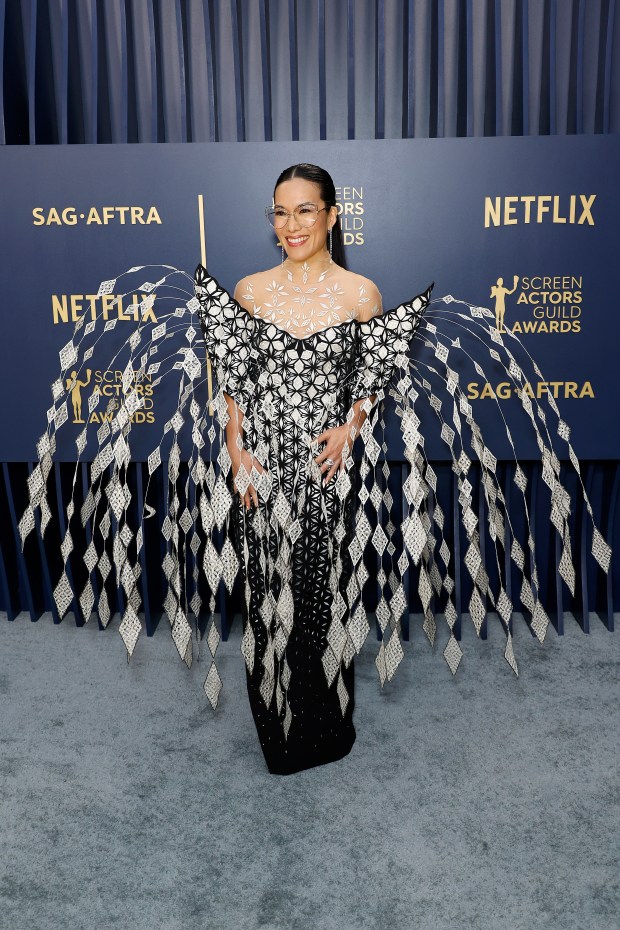 LOS ANGELES, CALIFORNIA - FEBRUARY 24: Ali Wong attends the 30th Annual Screen Actors Guild Awards at Shrine Auditorium and Expo Hall on February 24, 2024 in Los Angeles, California. (Photo by Frazer Harrison/Getty Images)