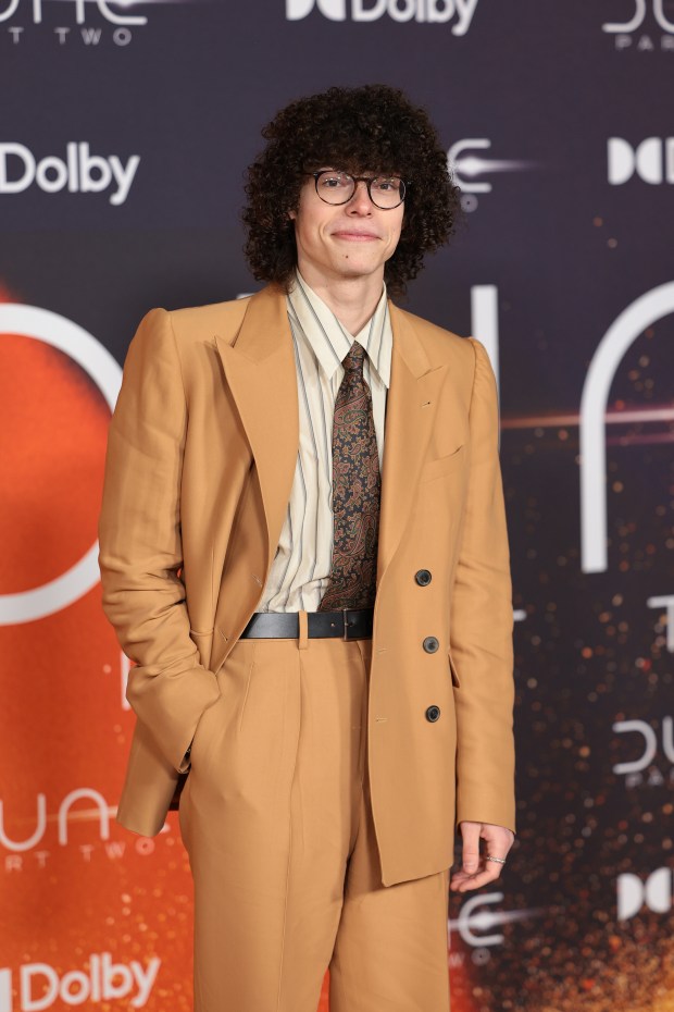 NEW YORK, NEW YORK - FEBRUARY 25: Reece Feldman attends the "Dune: Part Two" premiere at Lincoln Center on February 25, 2024 in New York City. (Photo by Dimitrios Kambouris/Getty Images)