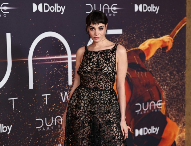NEW YORK, NEW YORK - FEBRUARY 25: Souheila Yacoub attends the "Dune: Part Two" premiere at Lincoln Center on February 25, 2024 in New York City. (Photo by Dimitrios Kambouris/Getty Images)