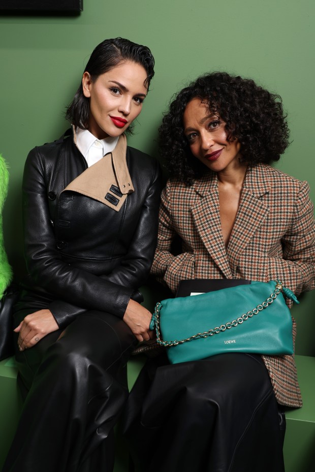 PARIS, FRANCE - MARCH 01: Eiza Gonzalez and Ruth Negga attend the Loewe Womenswear Fall/Winter 2024-2025 show as part of Paris Fashion Week on March 01, 2024 in Paris, France. (Photo by Pascal Le Segretain/Getty Images for Loewe)