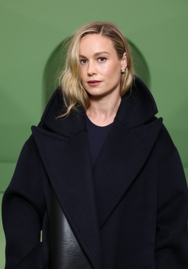 PARIS, FRANCE - MARCH 01: Brie Larson attends the Loewe Womenswear Fall/Winter 2024-2025 show as part of Paris Fashion Week on March 01, 2024 in Paris, France. (Photo by Pascal Le Segretain/Getty Images for Loewe)