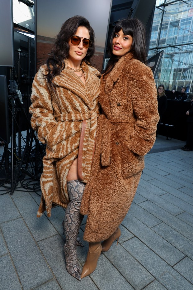 PARIS, FRANCE - MARCH 04: (EDITORIAL USE ONLY - For Non-Editorial use please seek approval from Fashion House) Ashley Graham and Jameela Jamil attend the Stella McCartney Womenswear Fall/Winter 2024-2025 show as part of Paris Fashion Week on March 04, 2024 in Paris, France. (Photo by Pascal Le Segretain/Getty Images)
