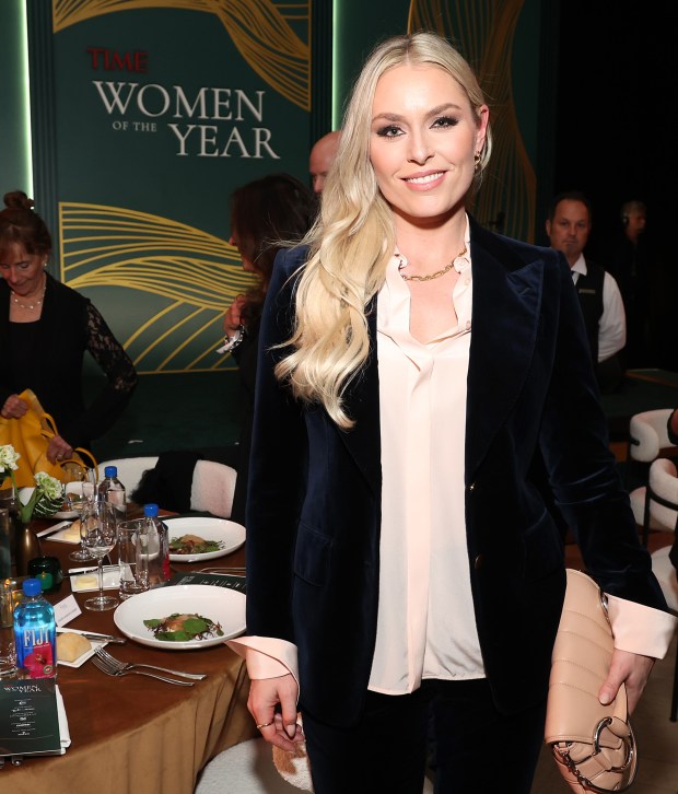 WEST HOLLYWOOD, CALIFORNIA - MARCH 05: Lindsey Vonn attends, with FIJI Water, TIME Women of the Year 2024 at The West Hollywood EDITION on March 05, 2024 in West Hollywood, California. (Photo by Phillip Faraone/Getty Images for TIME)