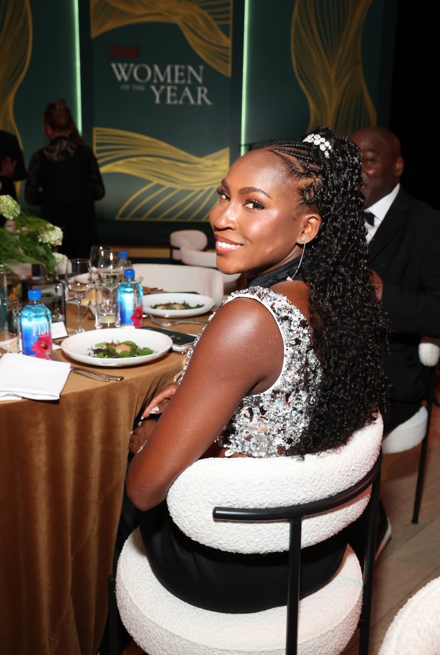 WEST HOLLYWOOD, CALIFORNIA - MARCH 05: Coco Gauff attends, with FIJI Water, TIME Women of the Year 2024 at The West Hollywood EDITION on March 05, 2024 in West Hollywood, California. (Photo by Phillip Faraone/Getty Images for TIME)