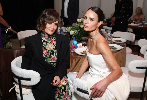 WEST HOLLYWOOD, CALIFORNIA - MARCH 05: (L-R) Frankie Shaw and Jordana Brewster attend, with FIJI Water, TIME Women of the Year 2024 at The West Hollywood EDITION on March 05, 2024 in West Hollywood, California. (Photo by Phillip Faraone/Getty Images for TIME)