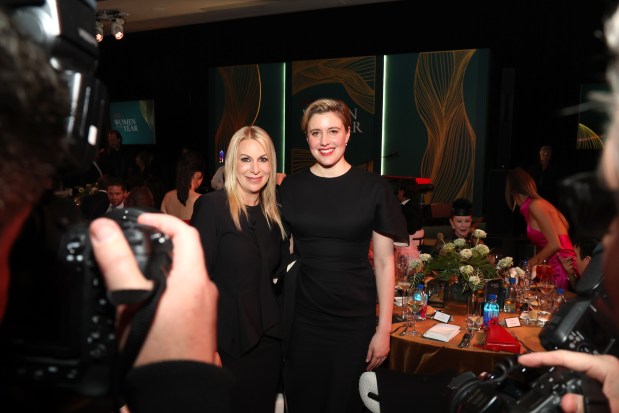 WEST HOLLYWOOD, CALIFORNIA - MARCH 05: (L-R) Jessica Sibley, CEO, TIME and Greta Gerwig attend, with FIJI Water, TIME Women of the Year 2024 at The West Hollywood EDITION on March 05, 2024 in West Hollywood, California. (Photo by Phillip Faraone/Getty Images for TIME)