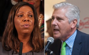 The lawsuit, filed by Nassau County in federal court on Tuesday, marks a major escalation in a public battle between the county’s Republican executive, Bruce Blakeman, and the Democratic state attorney general over the transgender sports ban.