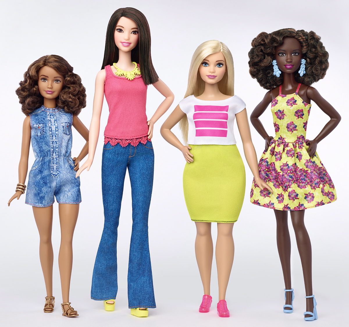 The 2016 Barbie Fashionistas are what many consider to be Mattel's most progressive collection of dolls, which includes different body types, skin tones, eye color and hairstyles. Mattel has faced criticism over the years for not creating Barbie dolls that represent the diversity of modern-day women.