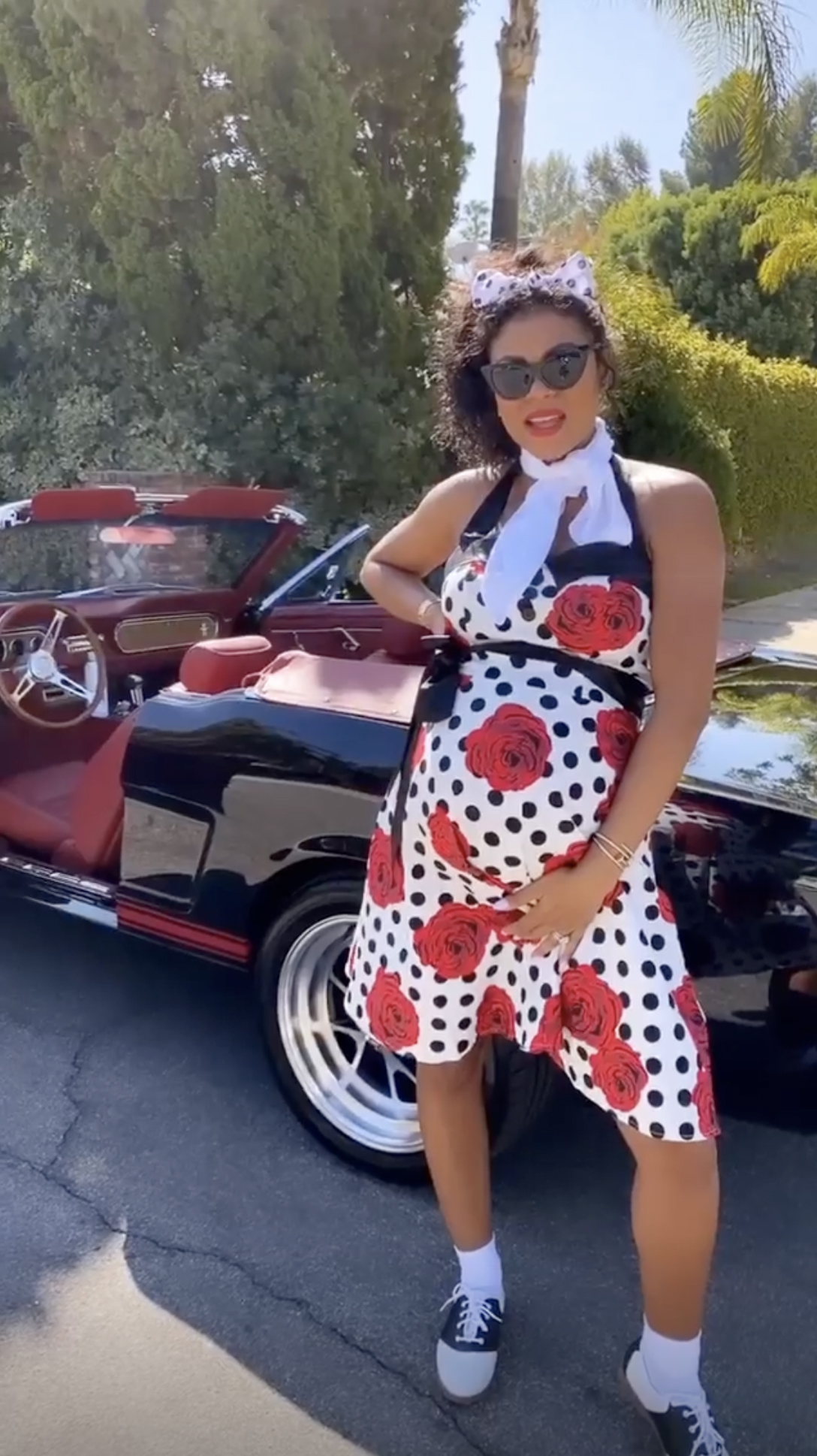Kevin Hart snapped a sweet video of wife Eniko showing off her growing baby bump ahead of the 50's-themed brunch date on Sunday, Sept. 20, 2020.