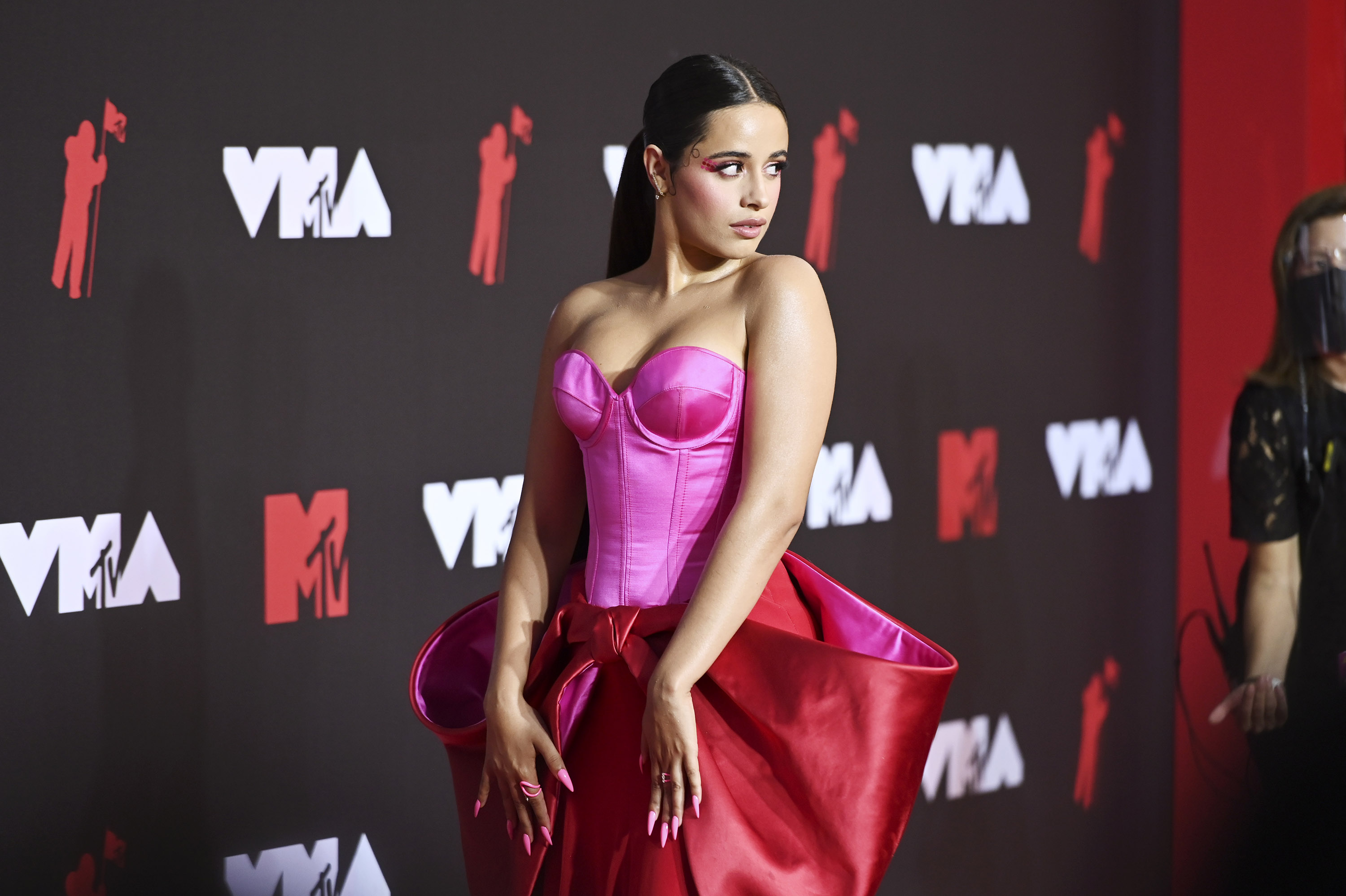 Camila Cabello attends the 2021 MTV Video Music Awards at Barclays Center on Sept. 12, 2021, in the Brooklyn borough of New York City.