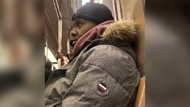Police released this cellphone image of a man who they said slashed a 27-year-old in an anti-gay attack on a Midtown train. (NYPD)