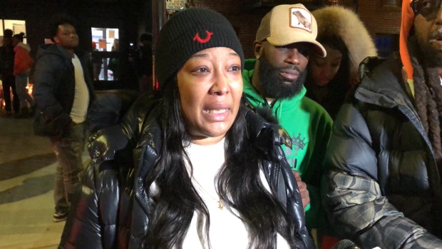 Mary Culbertson, 41, the mother of 13 yo Troy Gill, who was shot and killed coming home from a Nets game on Feb. 29. (Kerry Burke/New York Daily News)